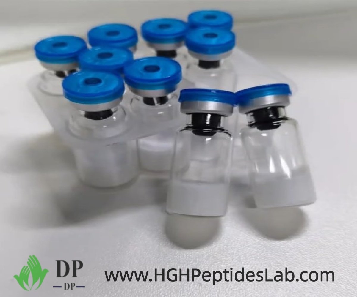CJC-1295 With DAC vials arranged in a transparent storage box