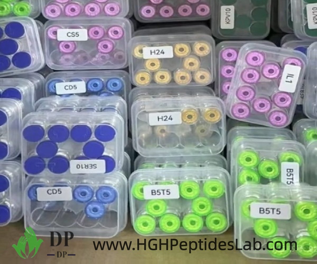 CJC-1295 With DAC vial displayed together with other peptide vials