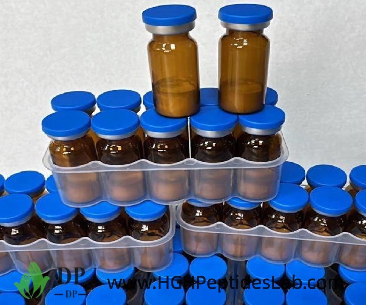 DSIP vials uložené v průhledné úložné krabici