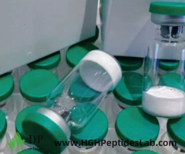 DSIP пептид vial, lyophilized powder, партия крупным планом