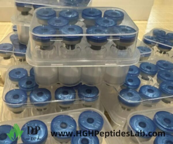 GHRP-2 peptide vial, lyophilized powder, production batch