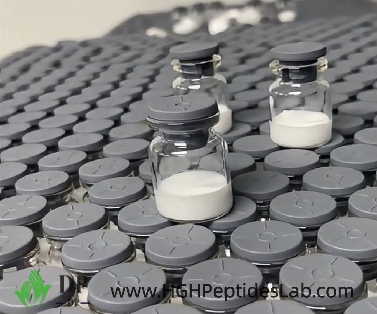 Gonadorelin vials arranged in a transparent storage box