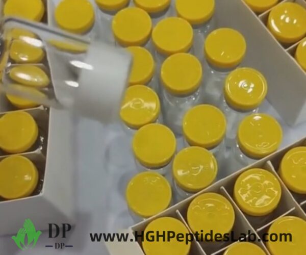 Melanotan II peptide vial, lyophilized powder, production batch