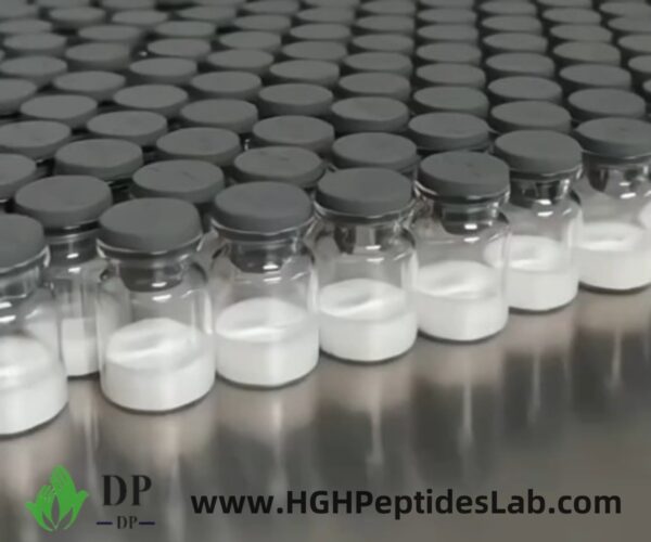 NAD+ vials — bulk trays in warehouse