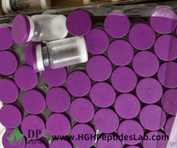 Retatrutide peptide vial, lyophilized powder, production batch