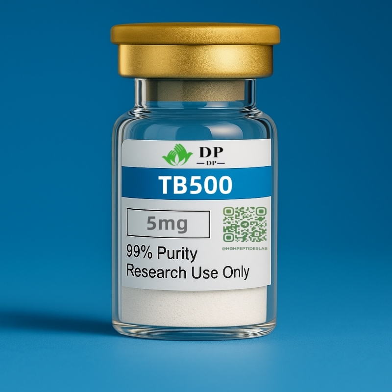 TB-500 peptide 5 mg vial, lyophilized powder