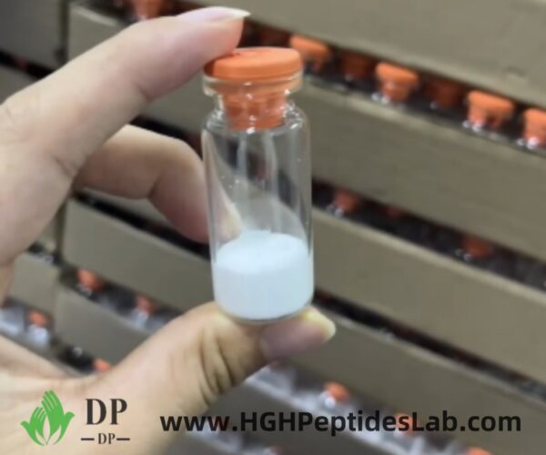 Tirzepatide пептид vial, оранжевый колпачок, белый порошок lyophilized