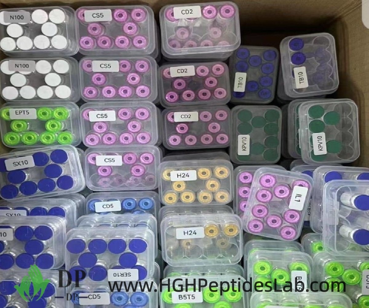 Blend Cagrilintide 5mg plus Semaglutide 5mg vial displayed together with other peptide vials