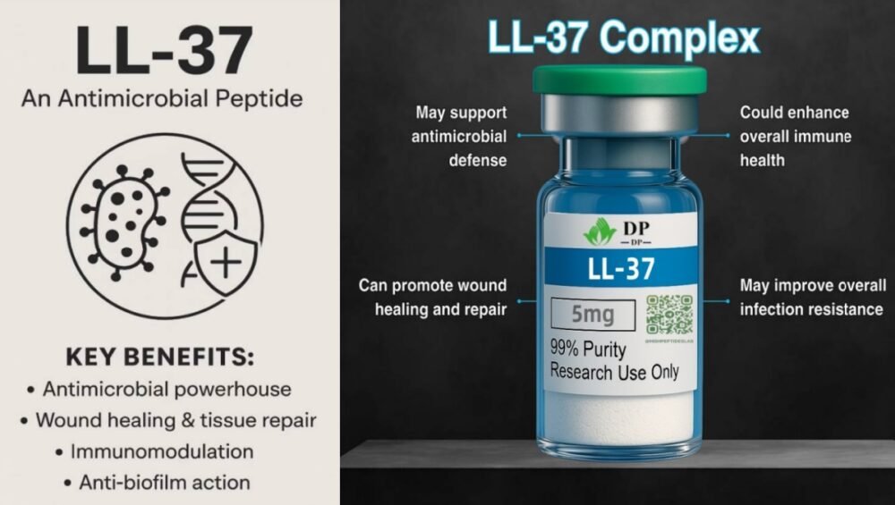 LL-37 peptide guide — uses, handling, price & buying tips — HGH Peptides Lab