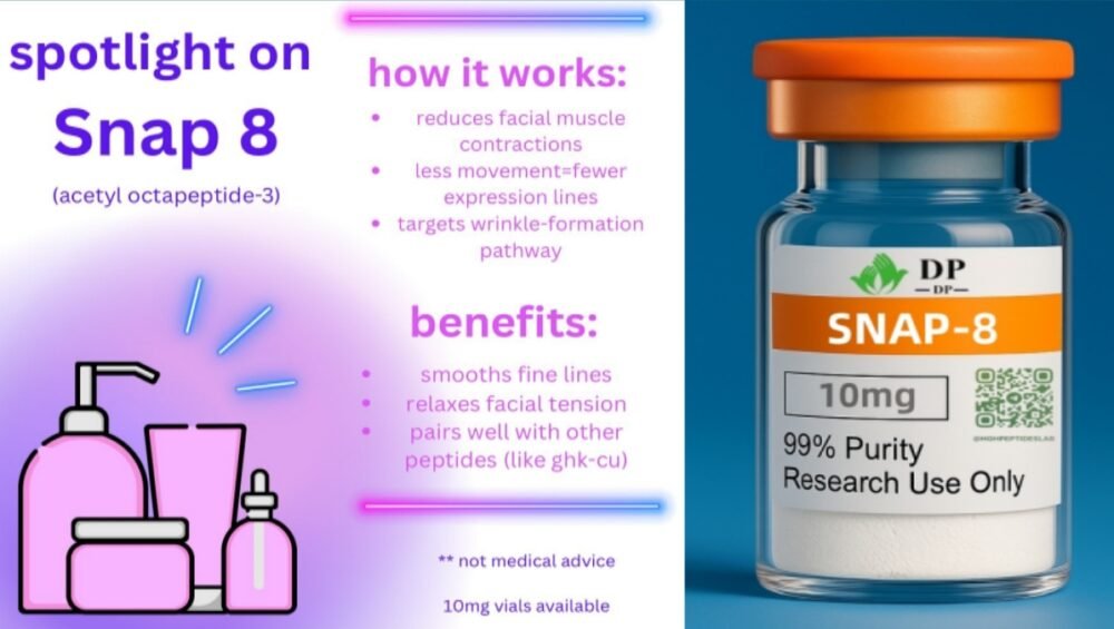 SNAP-8 peptide guide — uses, handling & buying tips — HGH Peptides Lab