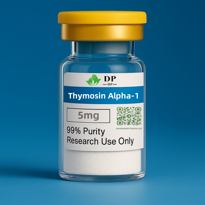 Peptídeo alfa-1 da timosina 5 mg vial - 99% pureza, grau farmacêutico - HGH Peptides Lab (China)