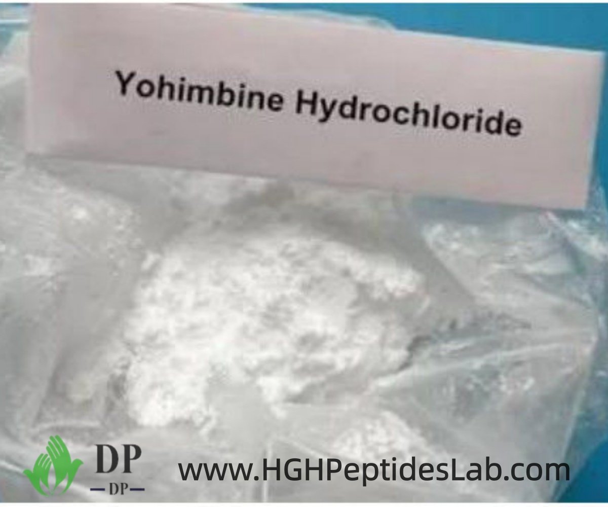 Yohimbine HCl powder texture — high purity research material