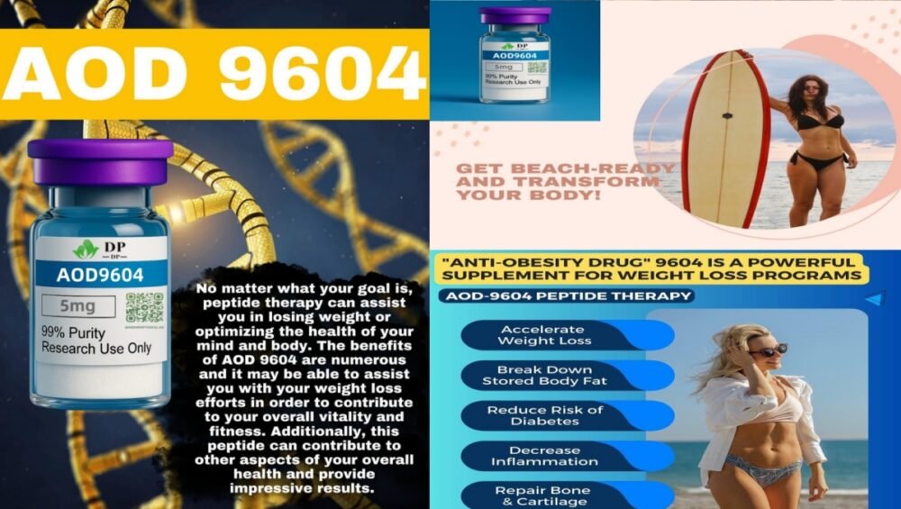 AOD-9604 peptide guide — uses, handling & buying tips — HGH Peptides Lab